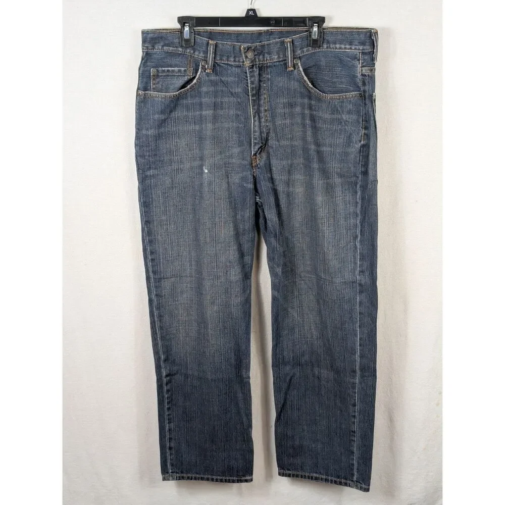 Levi's 550 Relaxed Fit Tapered Leg Jeans Blue Men's Size 38x30